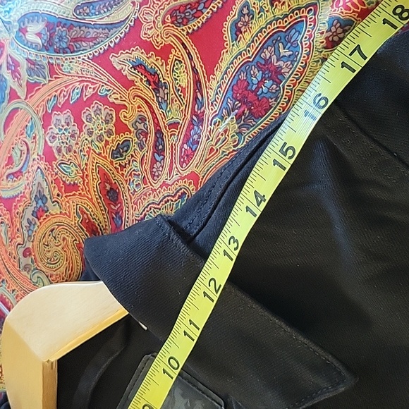 Levi's Womens Black Denim Jacket XL - Picture 6 of 8